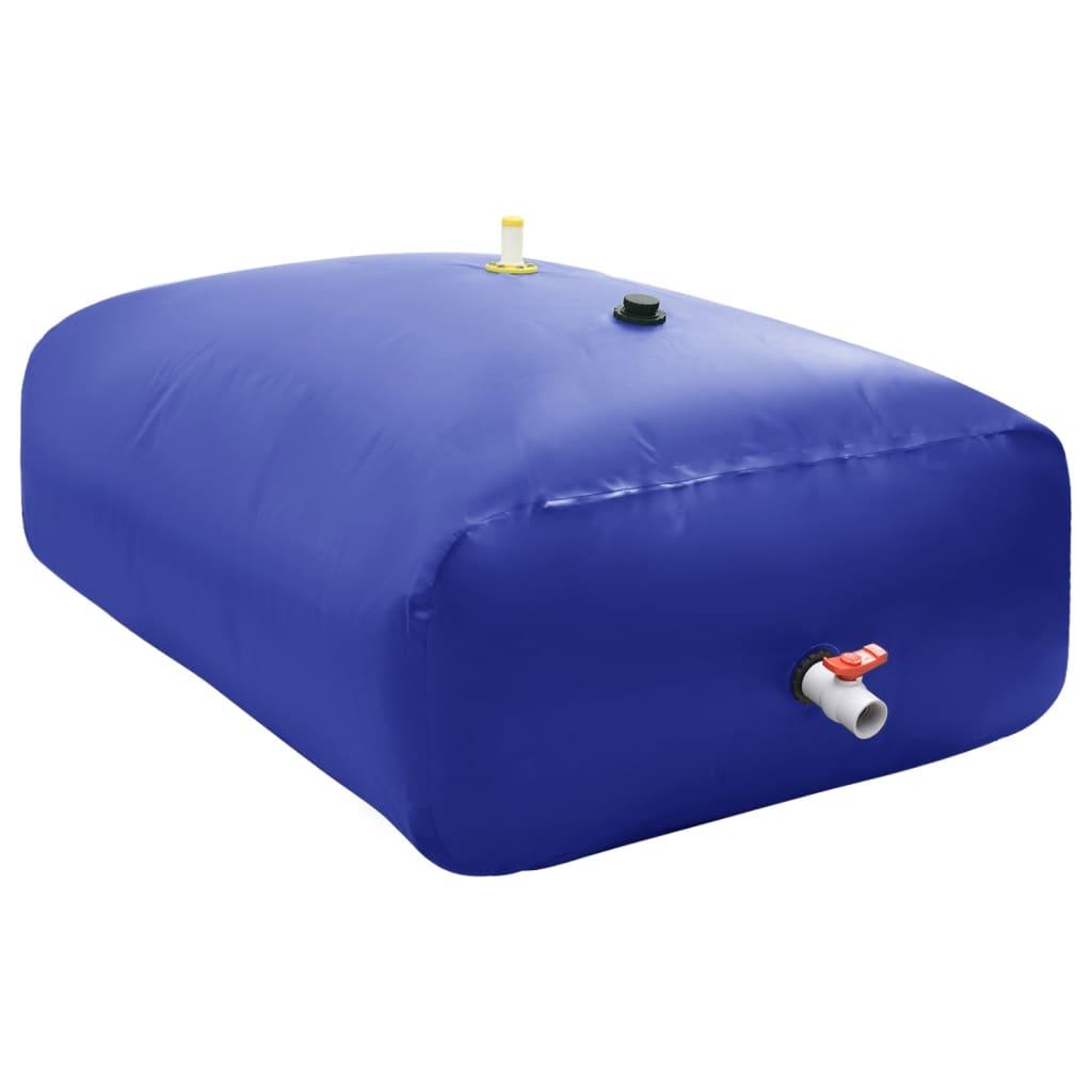 Vandtank med hane sammenfoldelig 5000 l PVC billede