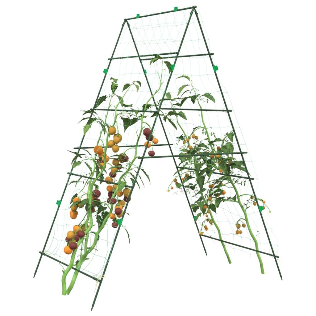 Espalier til klatreplanter 99x90x175,5 cm A-ramme stål