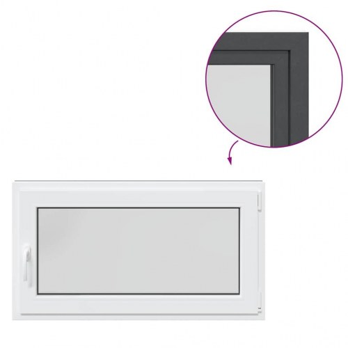 Kældervindue RISOR 110x60 cm Tilt&Drej DIN højre antracitgrå