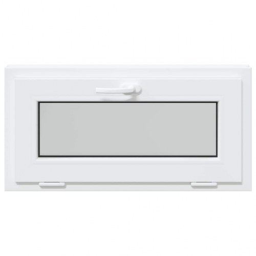 Kældervindue RISOR 80x40 cm tilt 3 ruder hvid