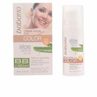 Fugtighedscreme med Farve Babaria 1004-26123 Aloe Vera Spf 15 (50 ml)