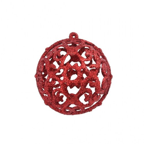 Julekuglesæt 100 stk. - 3/4/6 cm - rød