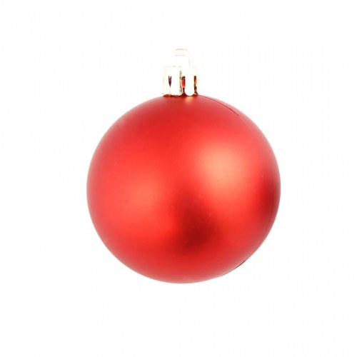 Julekuglesæt 100 stk. - 3/4/6 cm - rød