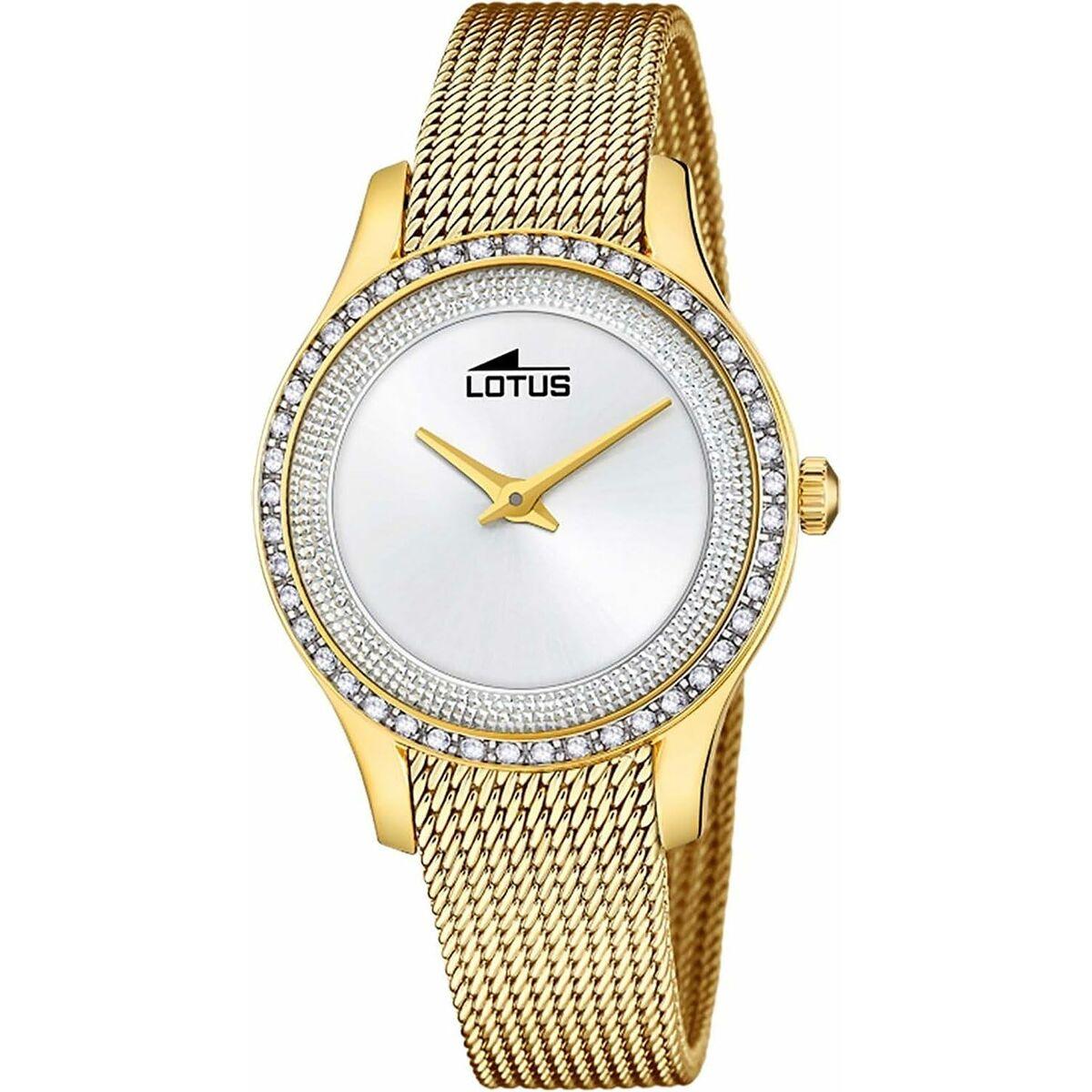 Lotus Dameur 18827/1 - armbåndsur i guld med rustfri stålrem billede