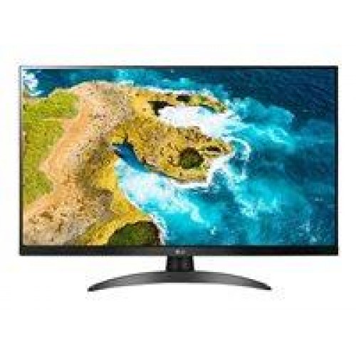 Skærm med TV-tuner 27" – LG 27TQ615S-PZ Full HD IPS, Smart TV, sort