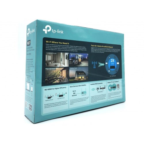 WiFi router TP-Link Archer MR600 4G Cat6 AC1200 Dual Band