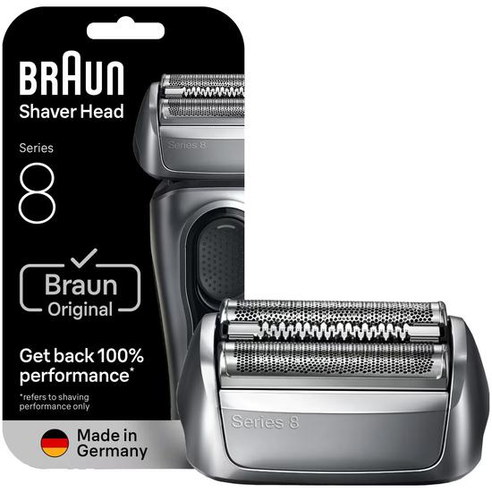 Barberhoved Braun Series 8 83M - sølv