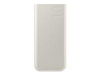 Powerbank Samsung Galaxy 10.000 mAh 25 W USB?C - Beige