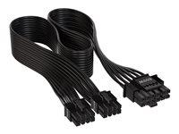 Strømkabel 12VHPWR til 2x 8-pin PCIe - Corsair - sort billede