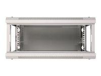 19" vægskab rack 4U - Extralink, grå, 600×450 billede
