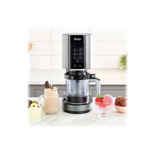 Ismaskine Ninja Creami NC300EU - sorbetblender 473 ml, sort/sølv