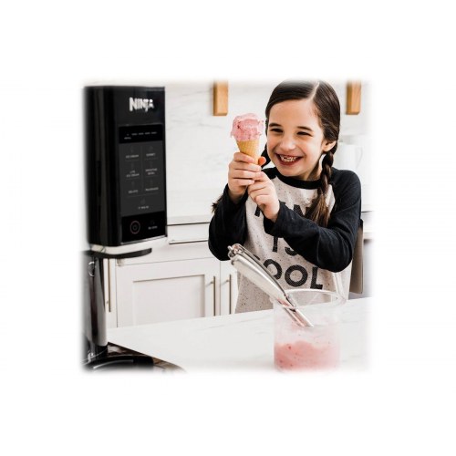 Ismaskine Ninja Creami NC300EU - sorbetblender 473 ml, sort/sølv