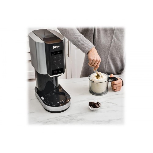 Ismaskine Ninja Creami NC300EU - sorbetblender 473 ml, sort/sølv