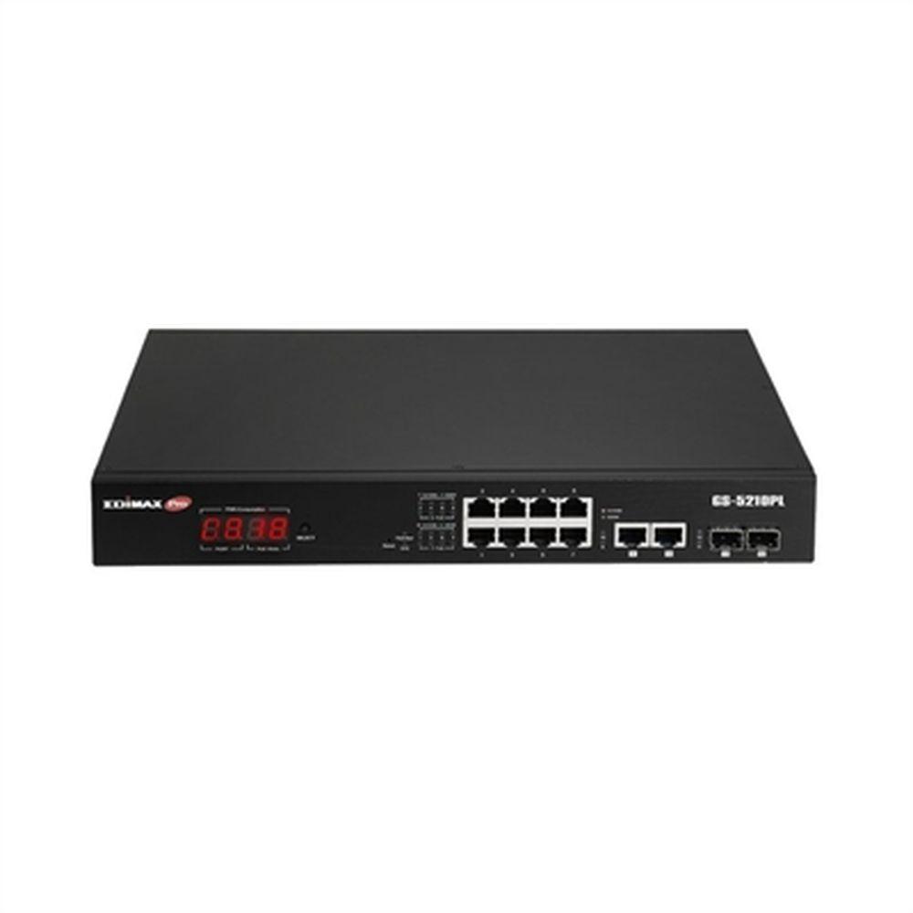 Netværksswitch Edimax PRO GS-5210PL - Gigabit Ethernet 1000 Base-T, 12 porte