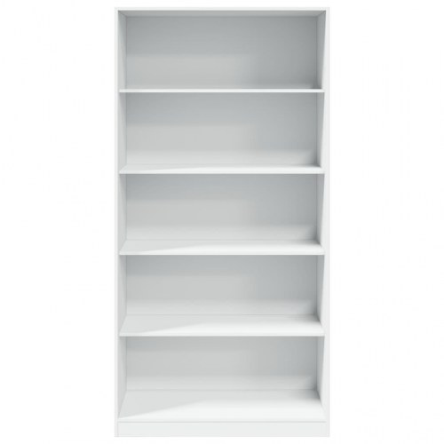Klædeskab 100×50×200 cm - konstrueret træ, hvid