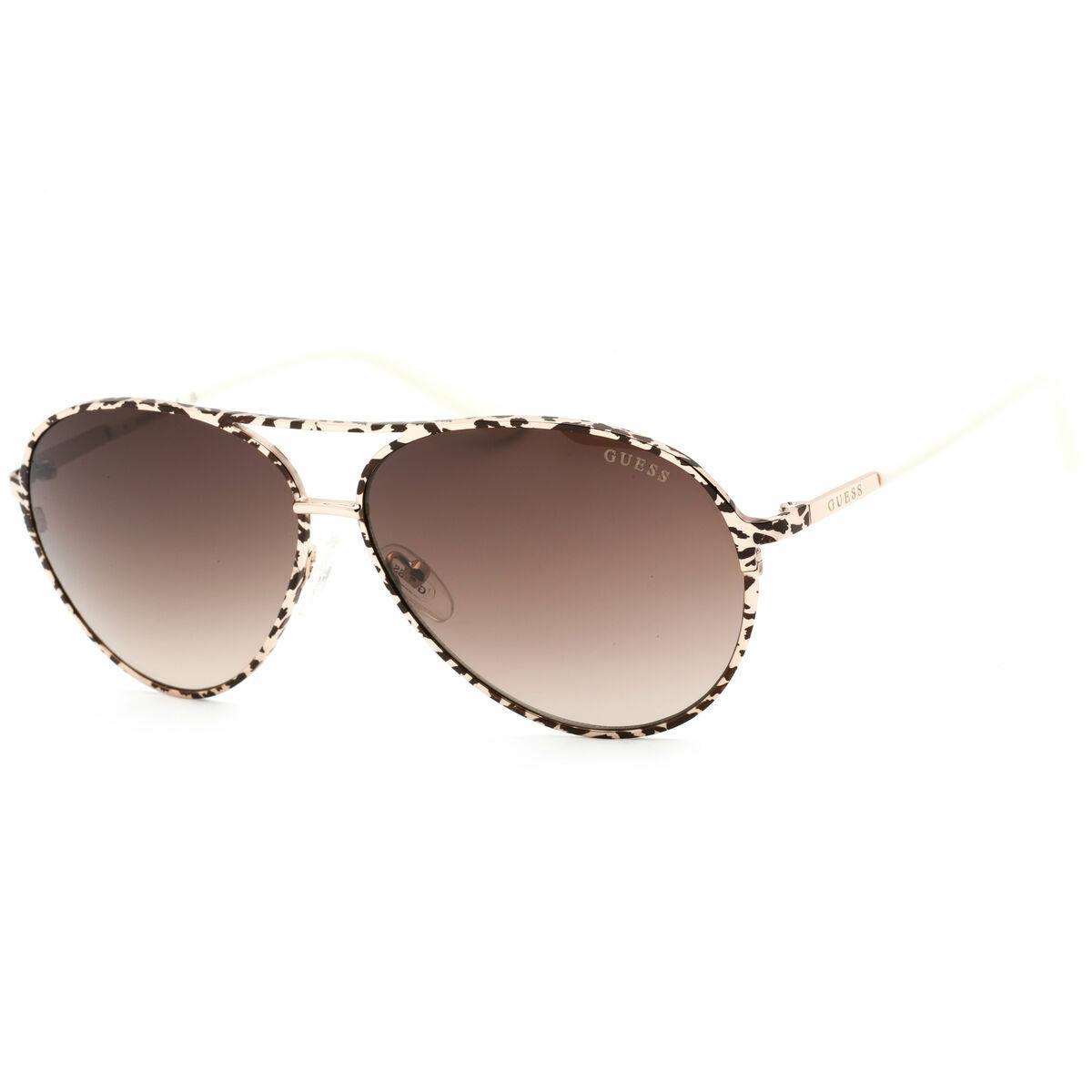 Solbriller dame Guess GU7847 6033F - gylden/brun billede