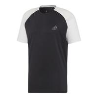 Kortærmet T-shirt til Mænd Adidas CLUB C/B TEE DU0873 Sort