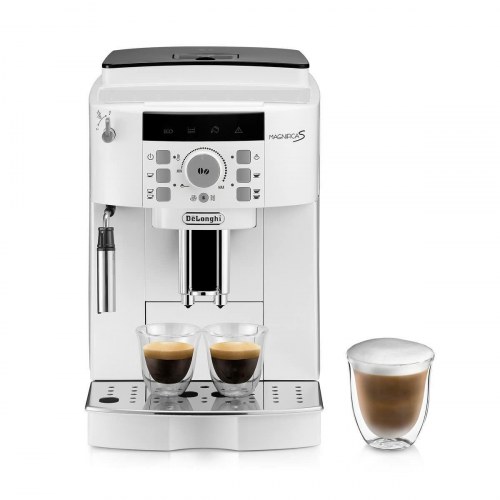 DeLonghi Magnifica S superautomatisk espressomaskine - 1.450 W, hvid