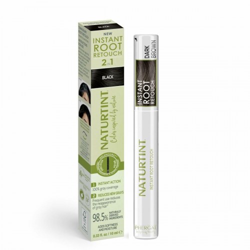 Hårmaske til udgroning Naturtint - Mørkebrun 10 ml