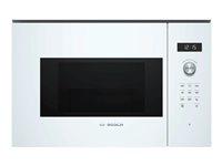 Mikrobølgeovn til indbygning Bosch Serie 6 BFL524MW0 - hvid, 20 l, 800 W