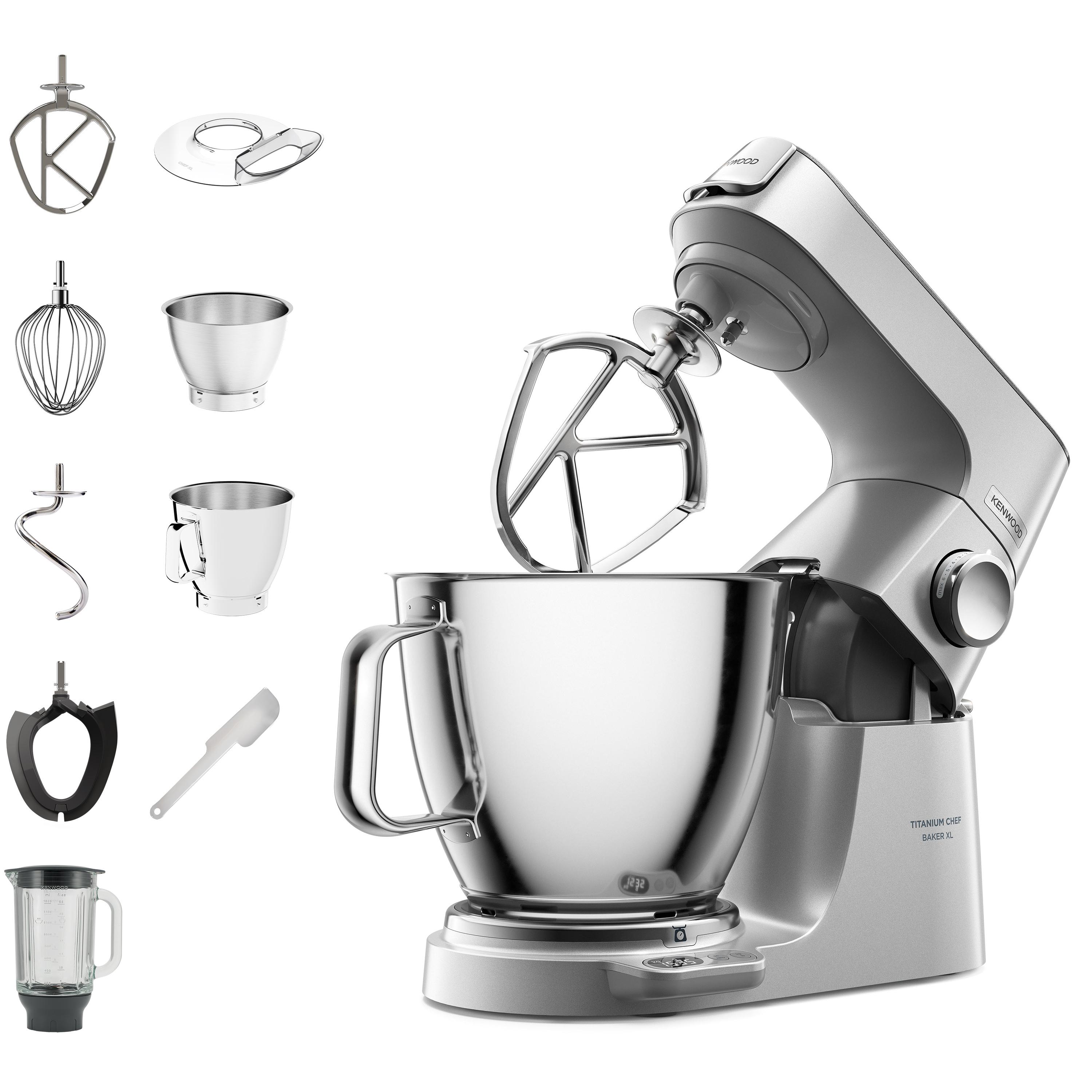 Køkkenmaskine Kenwood Titanium Chef Baker XL 7 L - 1.200 W rustfrit stål