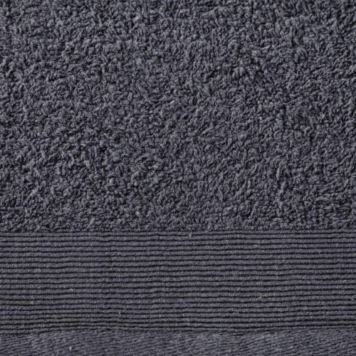 Saunahåndklæder 2 stk. bomuld 450 gsm 80x200 cm antracitgrå