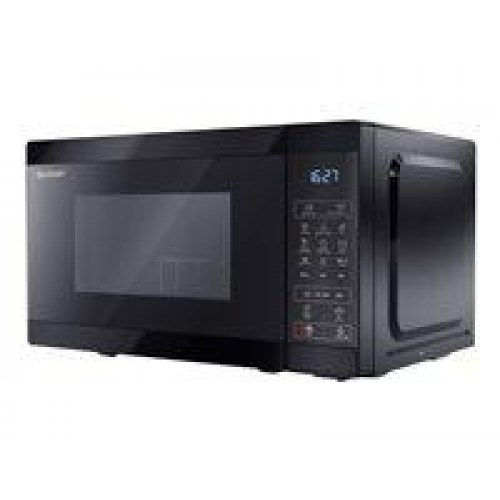 Mikrobølgeovn med grill Sharp YC-MG02E-B - 20 l, sort