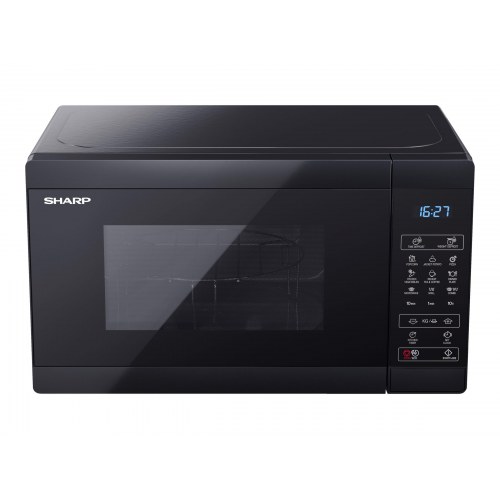 Mikrobølgeovn med grill Sharp YC-MG02E-B - 20 l, sort