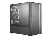 PC kabinet - Cooler Master MasterBox NR400 micro ATX, sort med vindue billede