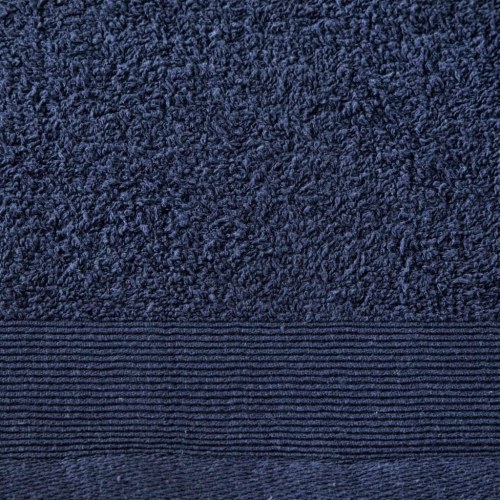Håndklæder 5 stk. bomuld 450 gsm 50x100 cm marineblå