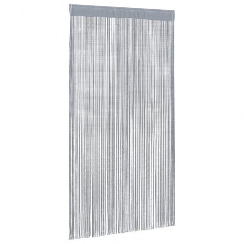Trådgardiner 2 stk. 140×250 cm - lysegrå snoregardin