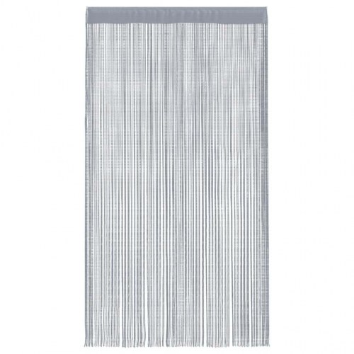Trådgardiner 2 stk. 140×250 cm - lysegrå snoregardin