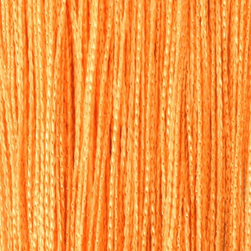Snoregardiner 2 stk. 140 × 250 cm - orange trådgardin