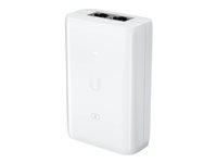 PoE+ strøminjektor Ubiquiti U-POE-AT, 30 W, ekstern, hvid
