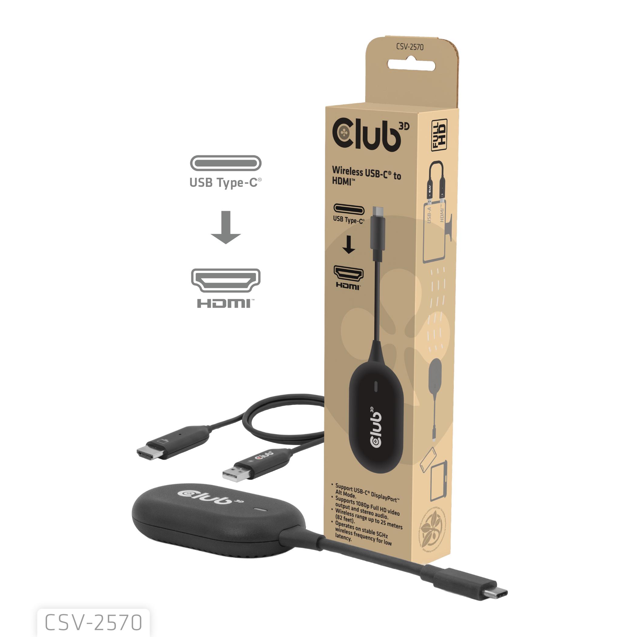 USB-C til HDMI adapter – CLUB3D CSV-2570 billede