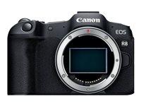 Digitalkamera Canon EOS R8 24,2 MP Full Frame - sort (kun kamerahus)