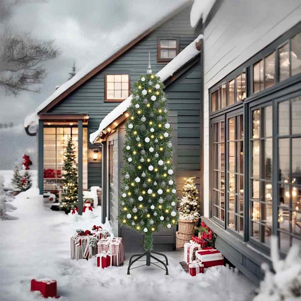 Slankt Juletræ Grøn 61 x 61 x 240 cm Plastik og metal