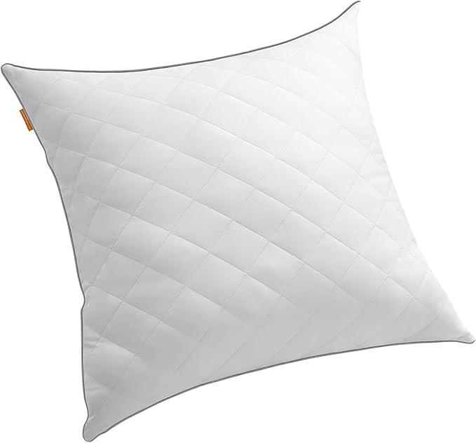 Hovedpude 80 x 80 cm – SONGMICS HOME vendbar, kølende/varm, maskinvask 60 °C, Cloud White