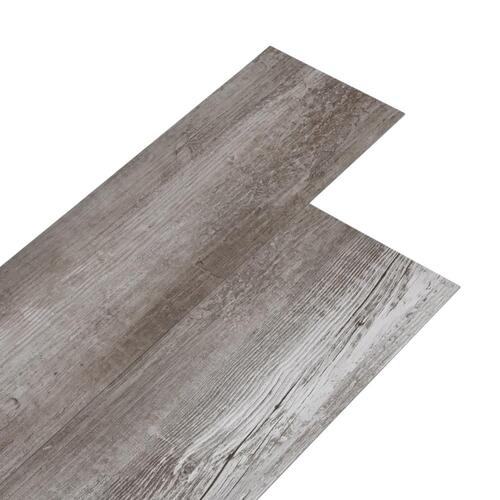 Selvklæbende gulvbrædder 5,02 m² 2 mm PVC mat træbrun