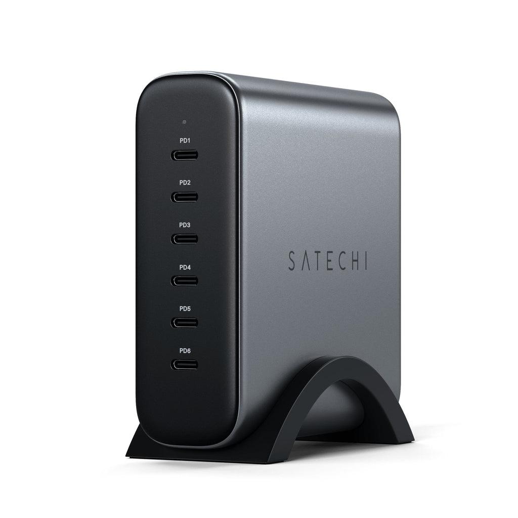 USB-C oplader 200 W 6-porte - Satechi (grå) billede