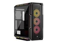 PC kabinet Corsair iCUE LINK 5000T LX RGB - Mid Tower E?ATX, sort billede