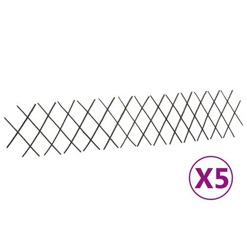 Pilehegn med espalier 5 stk. 180x30 cm