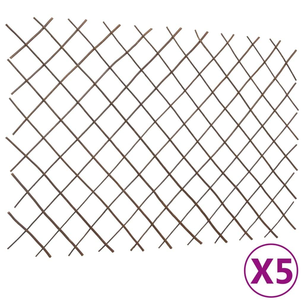 Pilehegn med espalier 5 stk. 180x120 cm