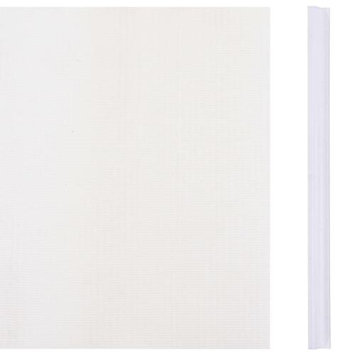 Haveskærm 70x0,19 m PVC hvid