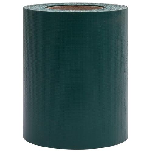 Haveskærm 35x0,19 m 4 stk. PVC mat grøn