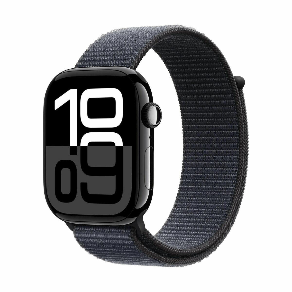 Apple Watch Series 10 GPS 1,77" - Sort aluminium, 42 mm billede