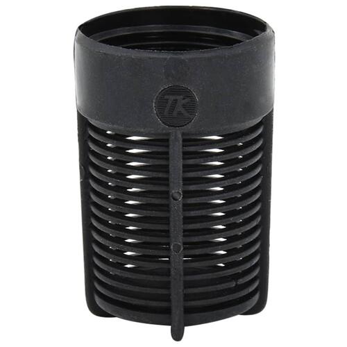 Sugeslange med messingkoblinger 1" 10 m PVC sort