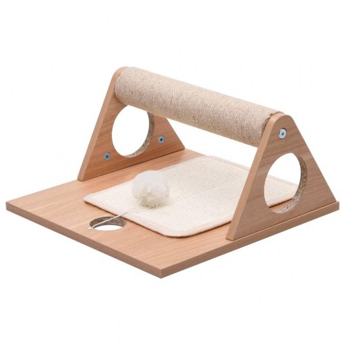 Kradsetræ med kradsemåtter trekantet sisal 40 cm