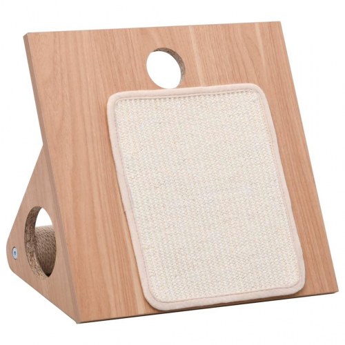 Kradsetræ med kradsemåtter trekantet sisal 40 cm