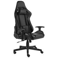 Drejelig gamingstol PVC sort